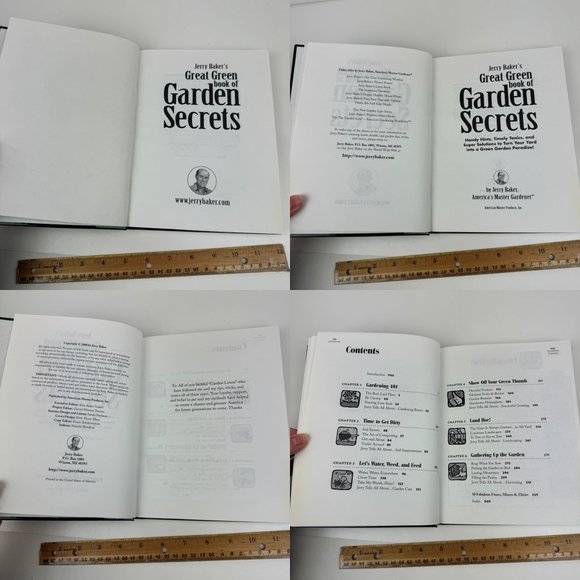 2 Vtg Gardening Books New York Times Veg Gardening Jerry Baker Garden Secrets - Picture 6 of 9